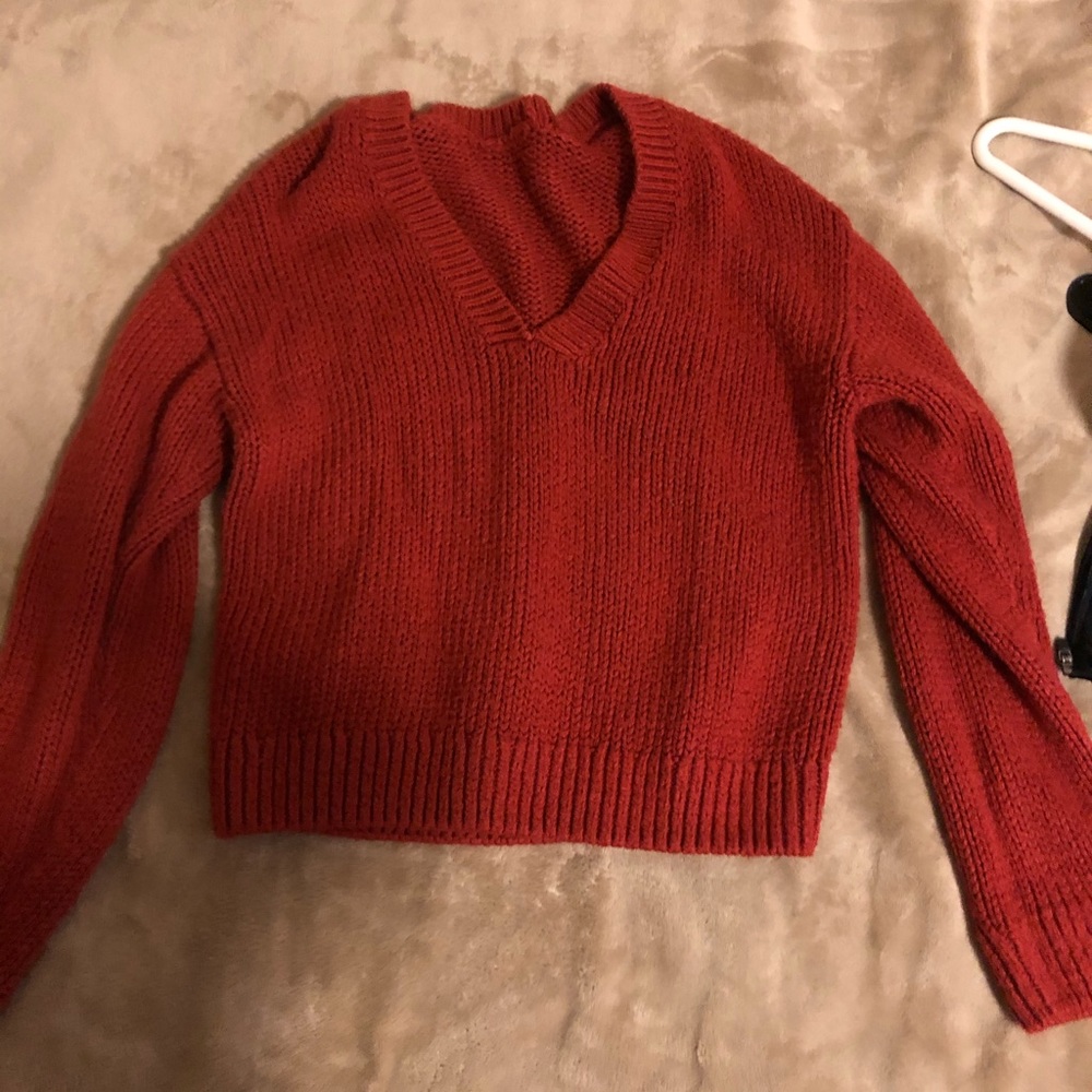 Orange sweater
